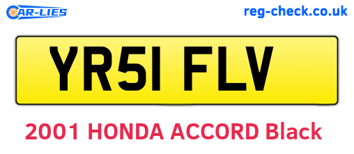YR51FLV are the vehicle registration plates.