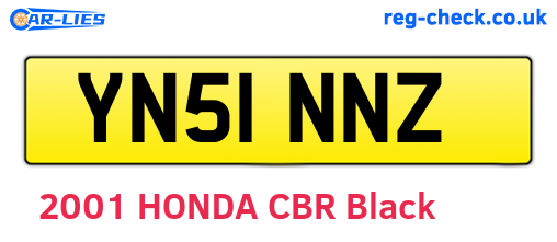 YN51NNZ are the vehicle registration plates.