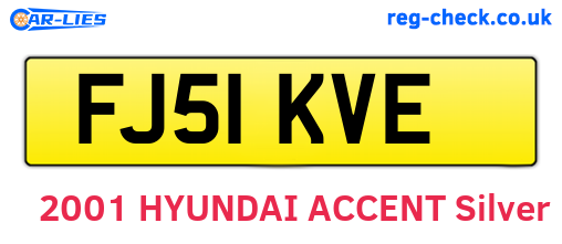 FJ51KVE are the vehicle registration plates.