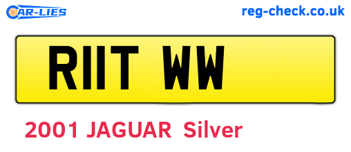 R11TWW are the vehicle registration plates.