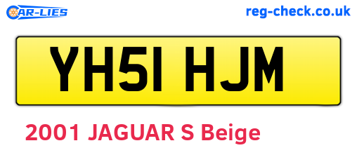 YH51HJM are the vehicle registration plates.