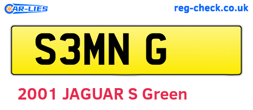 S3MNG are the vehicle registration plates.