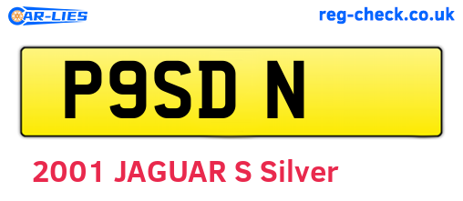 P9SDN are the vehicle registration plates.