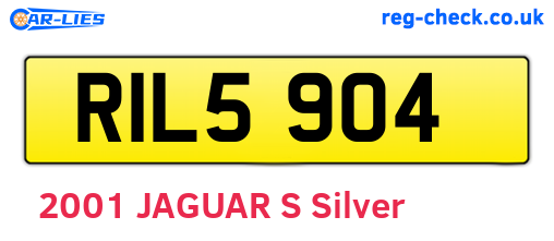 RIL5904 are the vehicle registration plates.