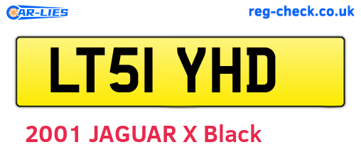 LT51YHD are the vehicle registration plates.