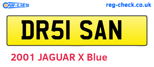 DR51SAN are the vehicle registration plates.