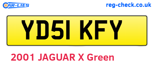 YD51KFY are the vehicle registration plates.
