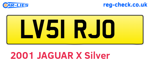 LV51RJO are the vehicle registration plates.