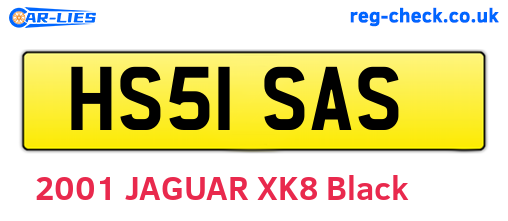 HS51SAS are the vehicle registration plates.