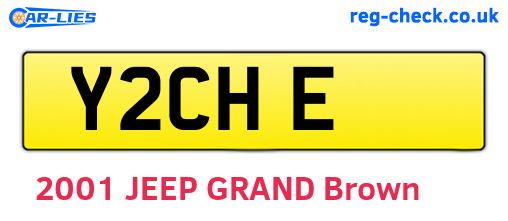 Y2CHE are the vehicle registration plates.