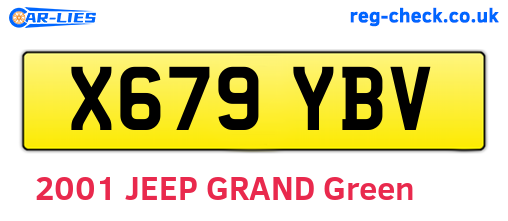 X679YBV are the vehicle registration plates.