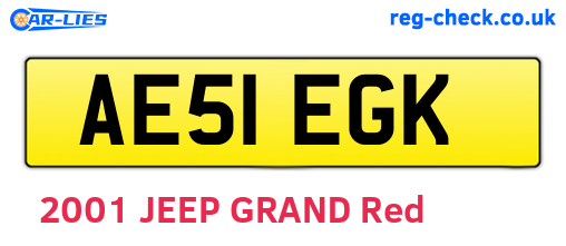 AE51EGK are the vehicle registration plates.