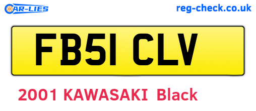 FB51CLV are the vehicle registration plates.
