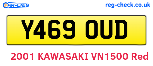 Y469OUD are the vehicle registration plates.