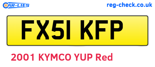 FX51KFP are the vehicle registration plates.