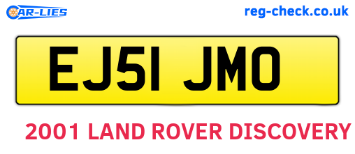 EJ51JMO are the vehicle registration plates.