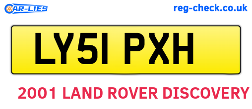 LY51PXH are the vehicle registration plates.