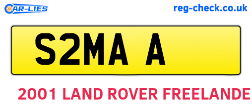 S2MAA are the vehicle registration plates.