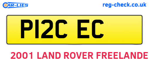 P12CEC are the vehicle registration plates.
