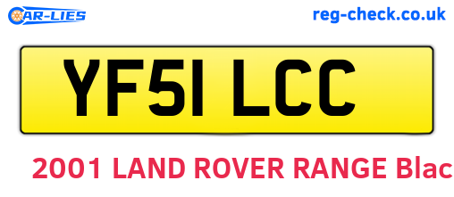 YF51LCC are the vehicle registration plates.