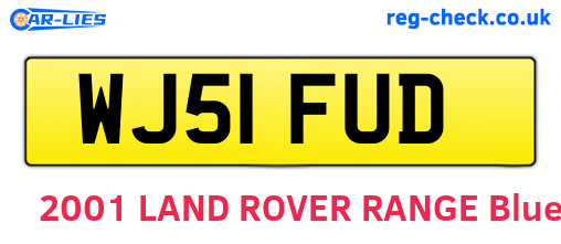 WJ51FUD are the vehicle registration plates.