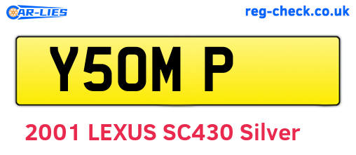 Y5OMP are the vehicle registration plates.