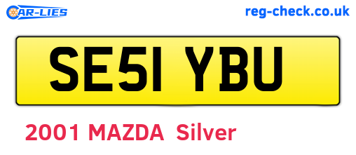 SE51YBU are the vehicle registration plates.