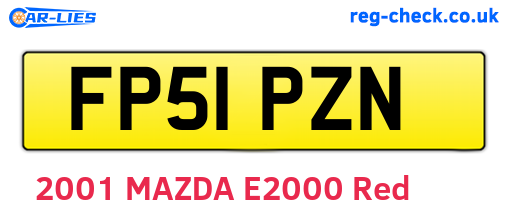 FP51PZN are the vehicle registration plates.