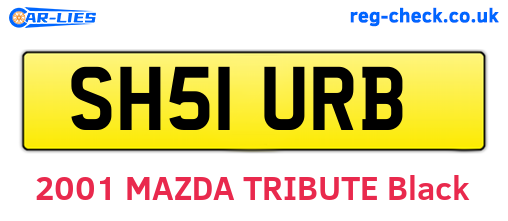 SH51URB are the vehicle registration plates.