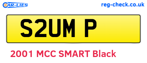 S2UMP are the vehicle registration plates.