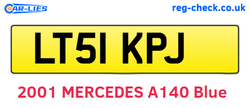 LT51KPJ are the vehicle registration plates.