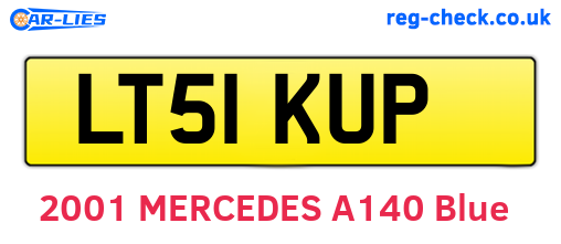 LT51KUP are the vehicle registration plates.