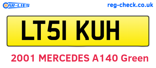 LT51KUH are the vehicle registration plates.