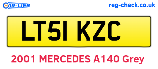 LT51KZC are the vehicle registration plates.