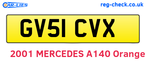 GV51CVX are the vehicle registration plates.