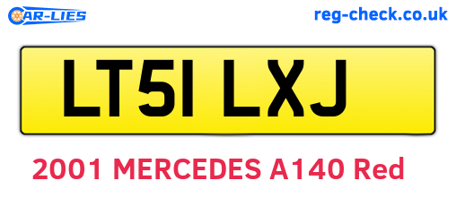 LT51LXJ are the vehicle registration plates.