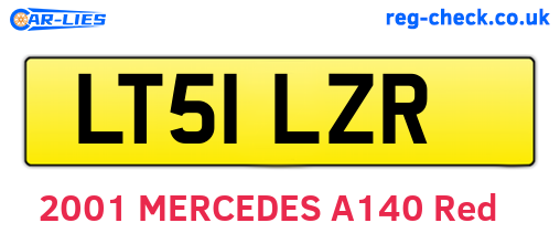 LT51LZR are the vehicle registration plates.