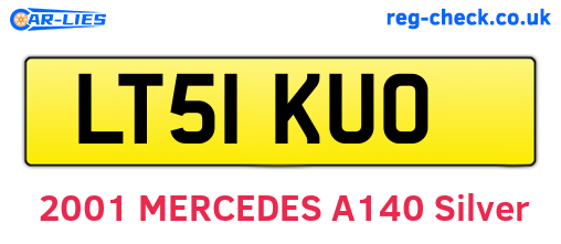 LT51KUO are the vehicle registration plates.