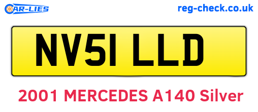 NV51LLD are the vehicle registration plates.