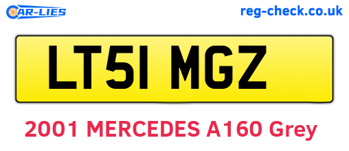LT51MGZ are the vehicle registration plates.