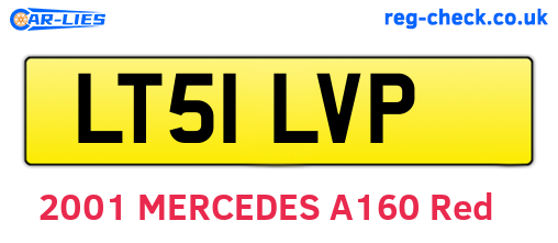 LT51LVP are the vehicle registration plates.