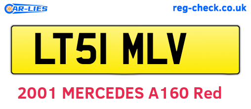LT51MLV are the vehicle registration plates.