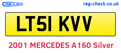 LT51KVV are the vehicle registration plates.