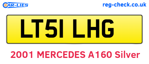 LT51LHG are the vehicle registration plates.