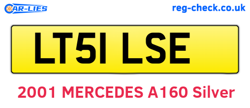 LT51LSE are the vehicle registration plates.