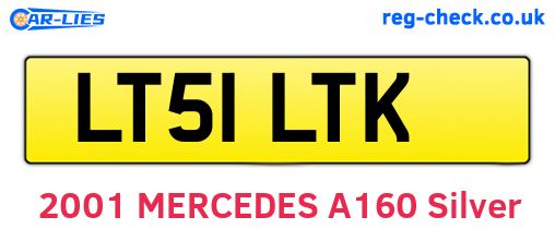 LT51LTK are the vehicle registration plates.