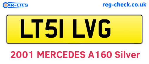 LT51LVG are the vehicle registration plates.