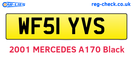 WF51YVS are the vehicle registration plates.