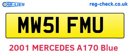MW51FMU are the vehicle registration plates.