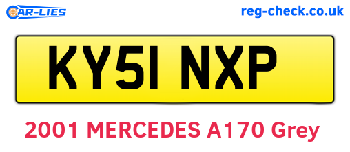 KY51NXP are the vehicle registration plates.